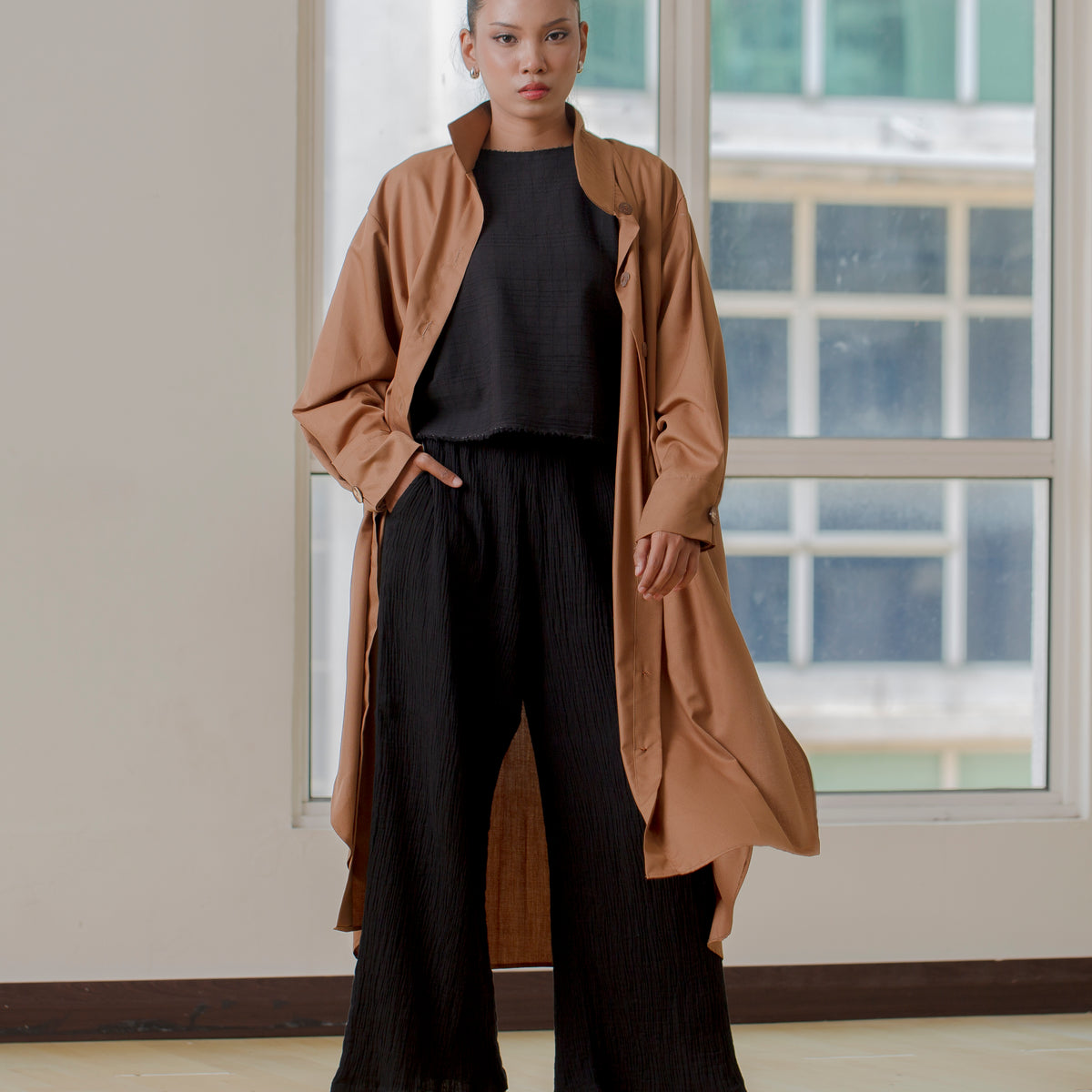 MIXÉ ELEVATED CARDIGAN DRESS