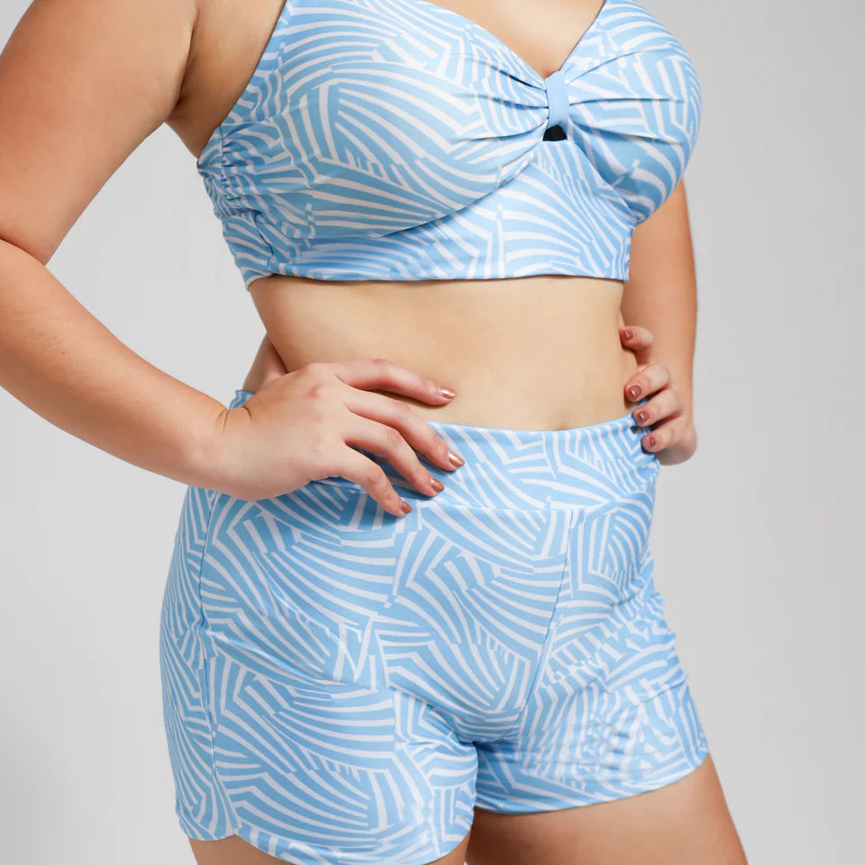 Desaru Knot Front Bikini Top - Reversible