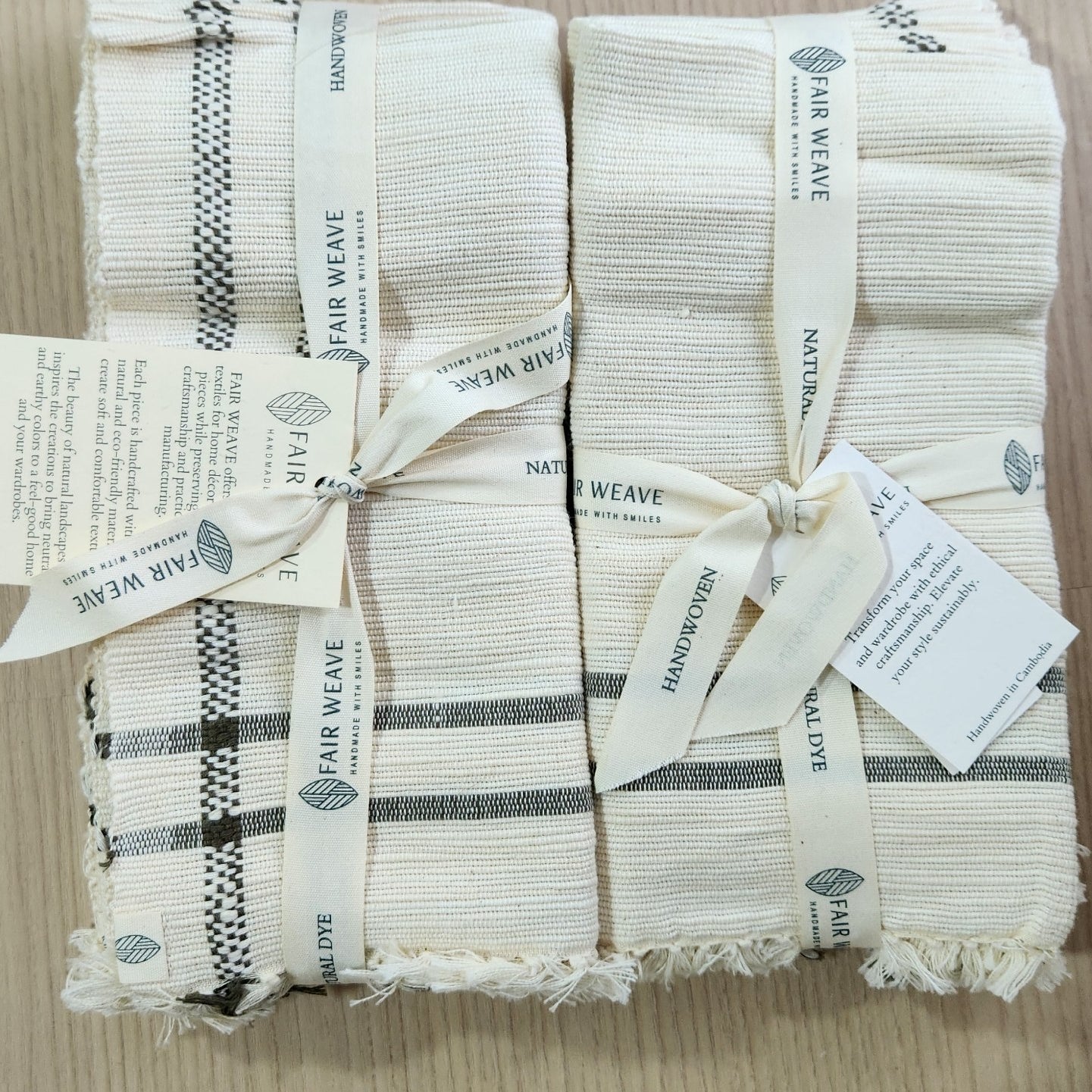 Handwoven Samaet Napkin set of 4