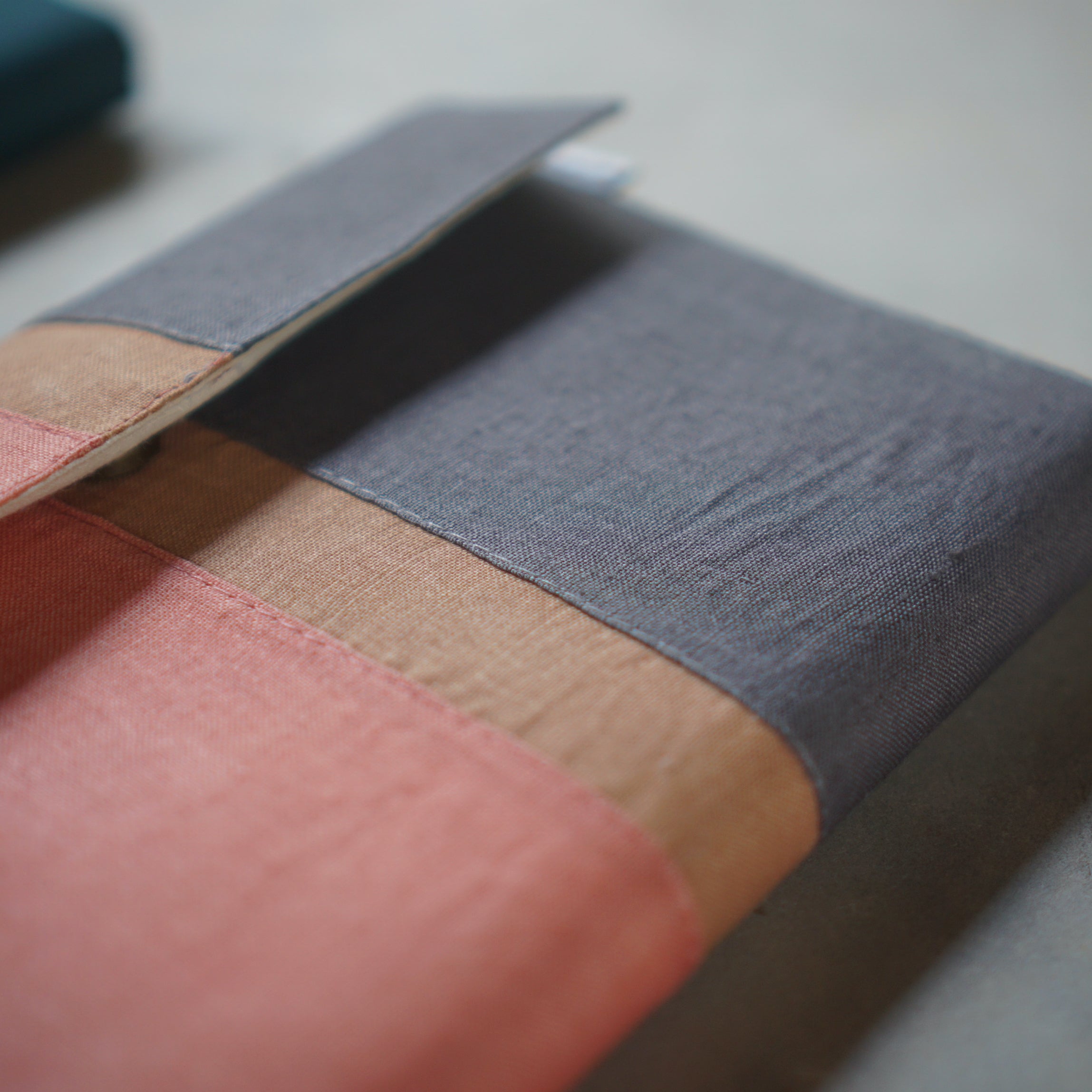 LINEN JOURNAL COVER - TRICOLOR