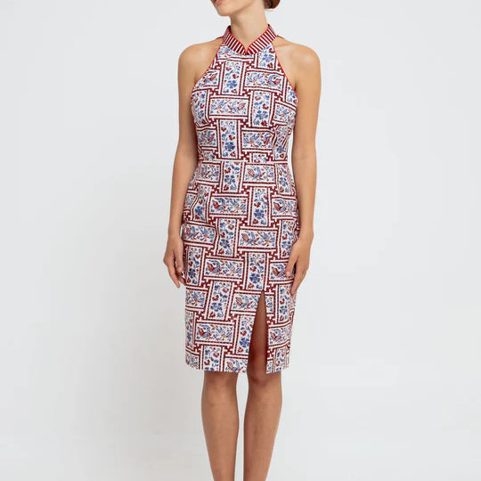 NAMI BAREBACK CHEONGSAM DRESS