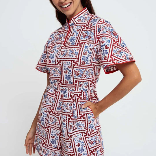 KOKO CHEONGSAM PLAYSUIT