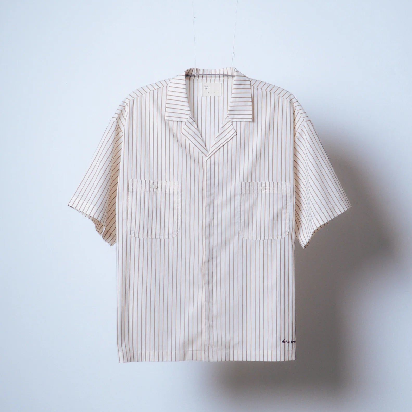 EMBROIDERED SHORT-SLEEVE BOWLING UNISEX SHIRT