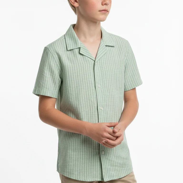 Rhodes Kids Unisex Linen Shirt