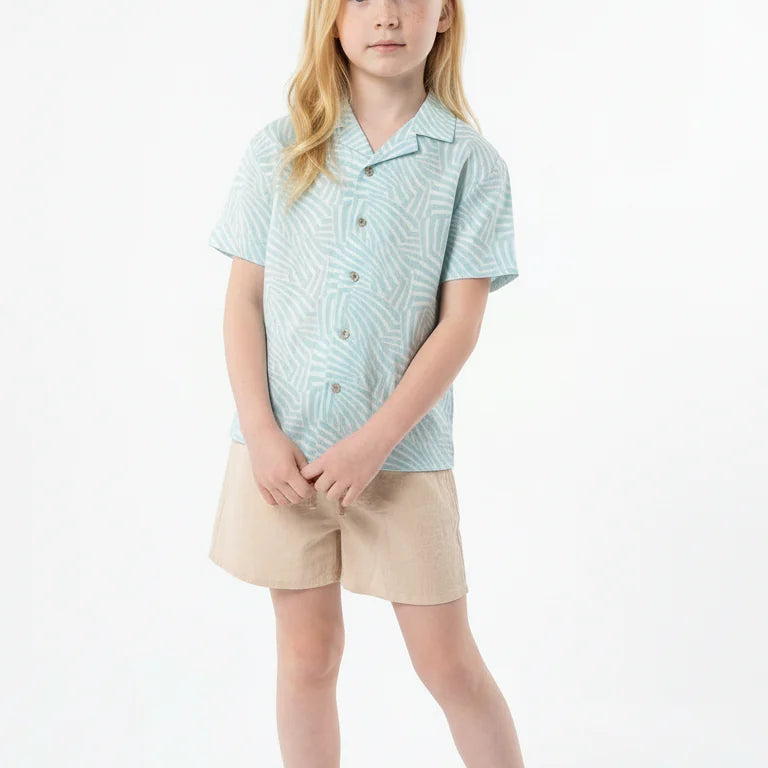 Rhodes Kids Unisex Linen Shirt
