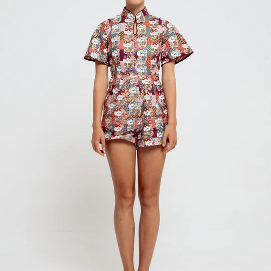 KOKO CHEONGSAM PLAYSUIT