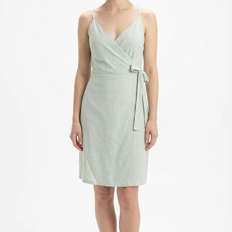 Salina Linen Wrap Dress