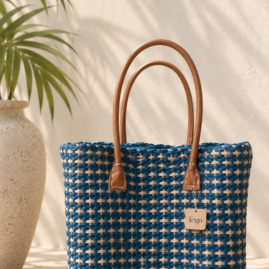 Siesta Sisal Pompom Tote