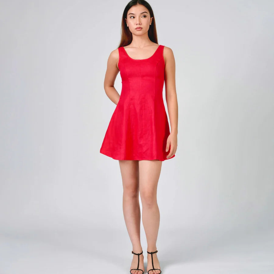 FIT & FLARE MINI DRESS