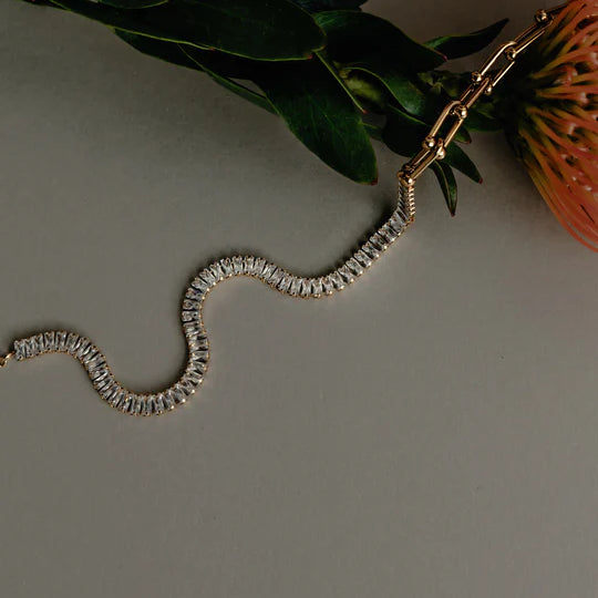 Tennis Baguette Link Chain
