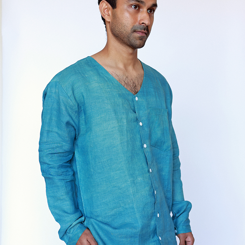 MEN'S LONG SLEEVE BUTTON SHIRT