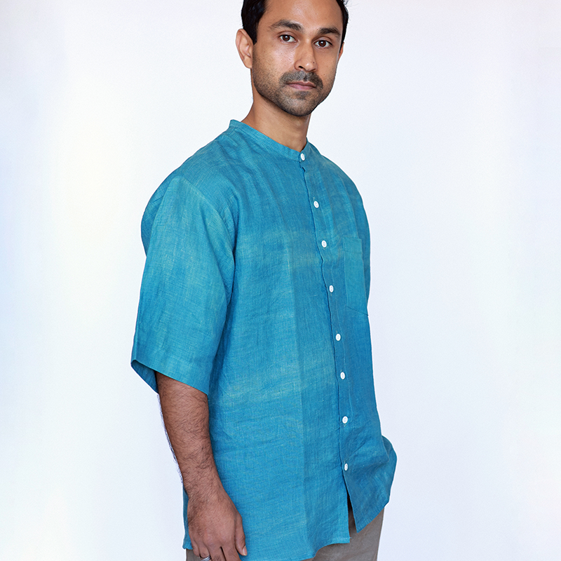 MEN'S SHORT SLEEVE BUTTON SHIRT
