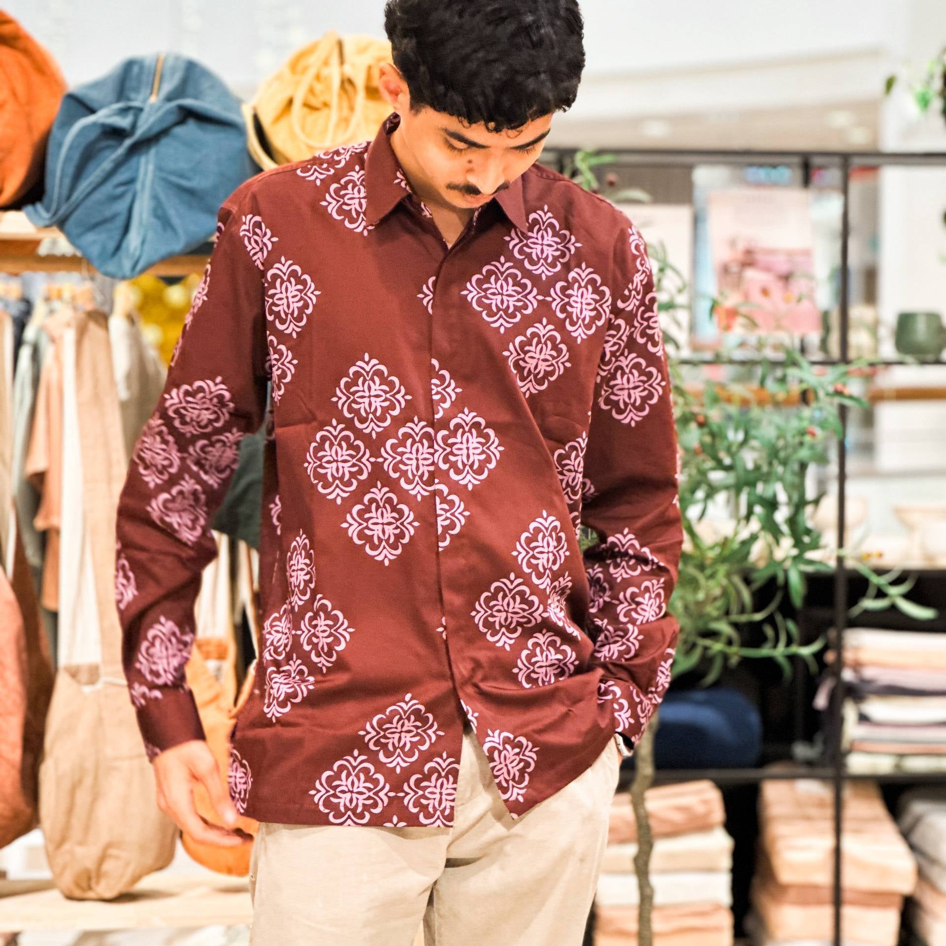 TEKAT BATIK LONG SLEEVE SHIRT