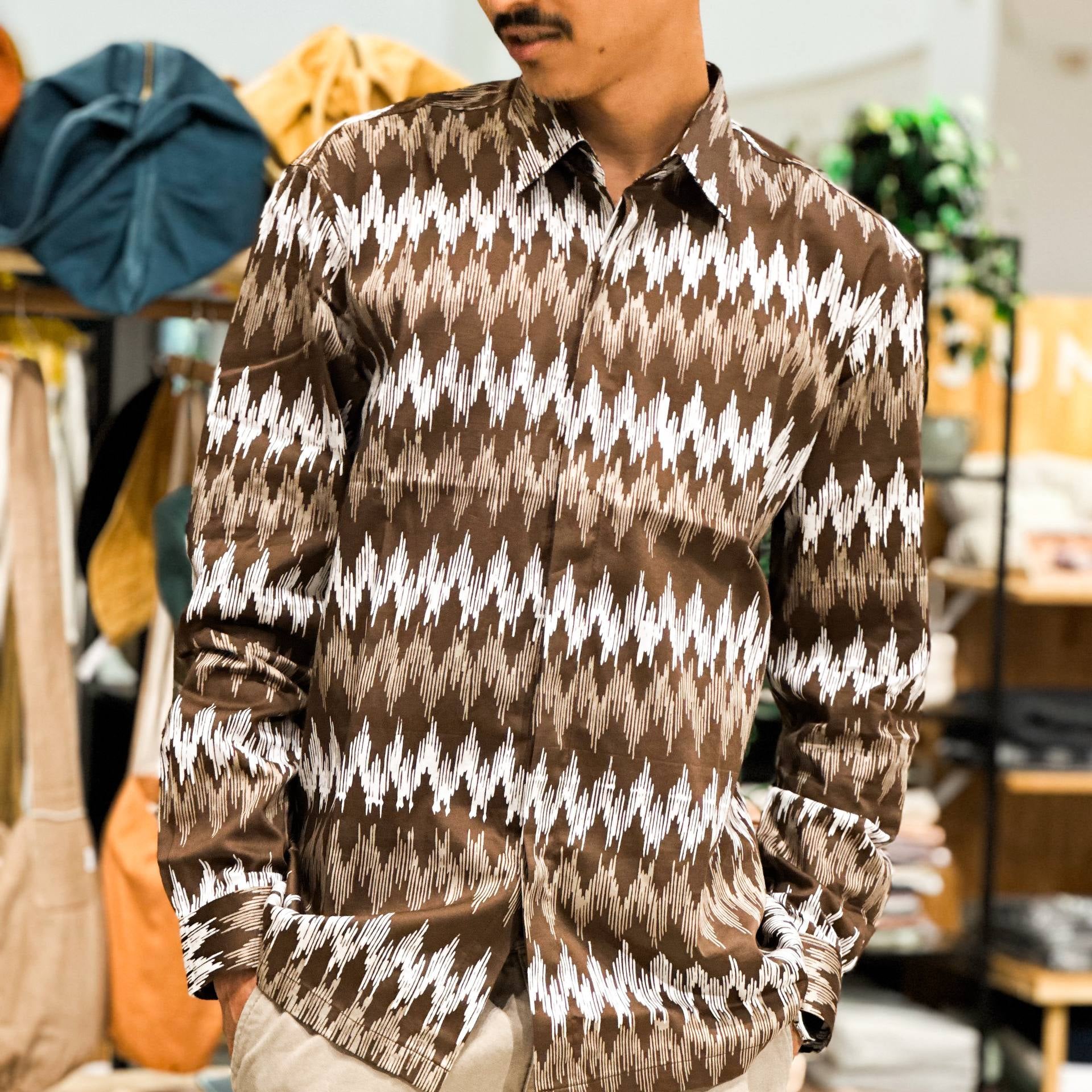 GARIS BATIK LONG SLEEVE SHIRT