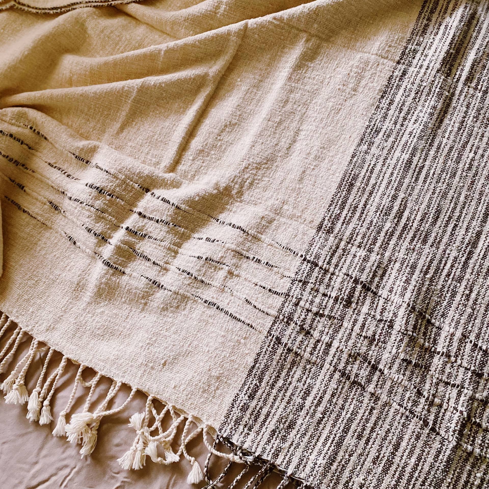 Cambodian Handwoven Throw - Sambok