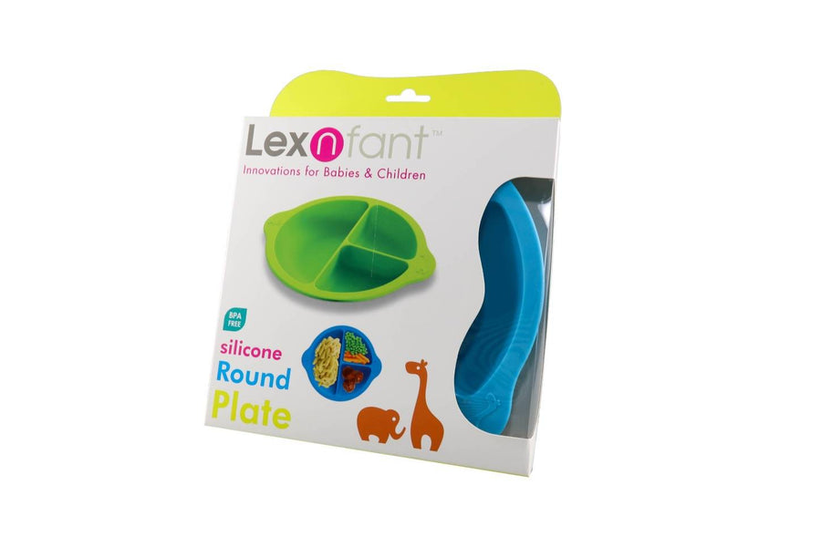 SILICONE ROUND KIDS PLATE