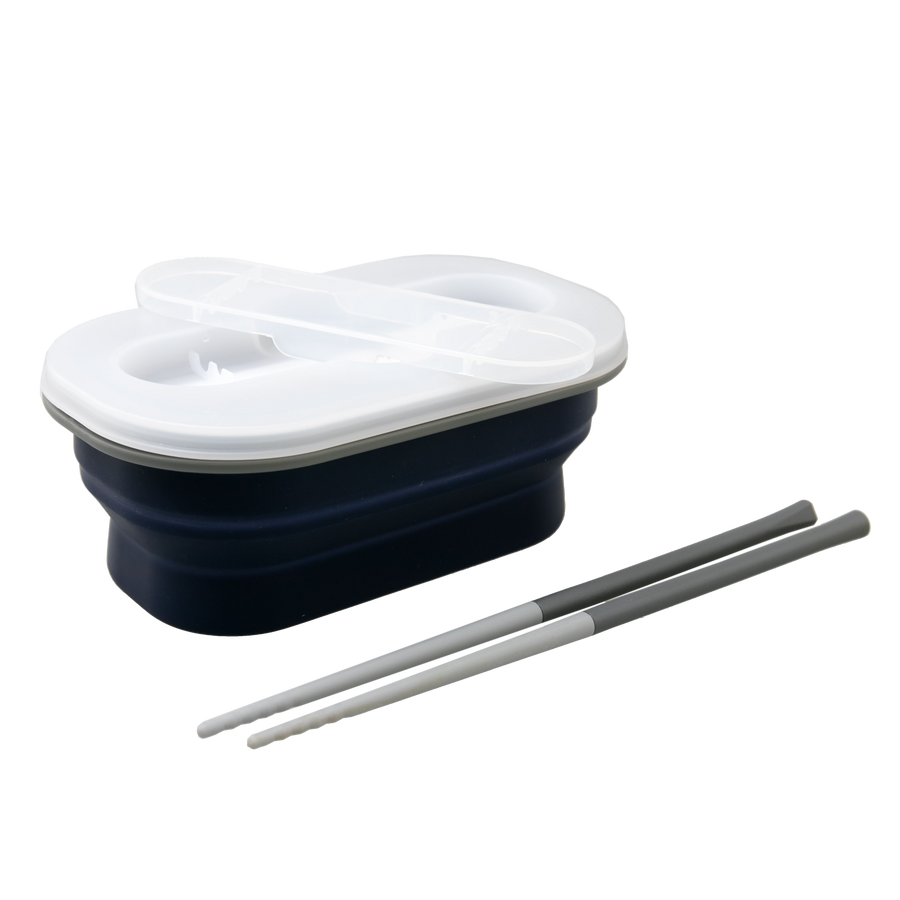 COLLAPSIBLE MEAL BOX W/ CHOPSTICKS
