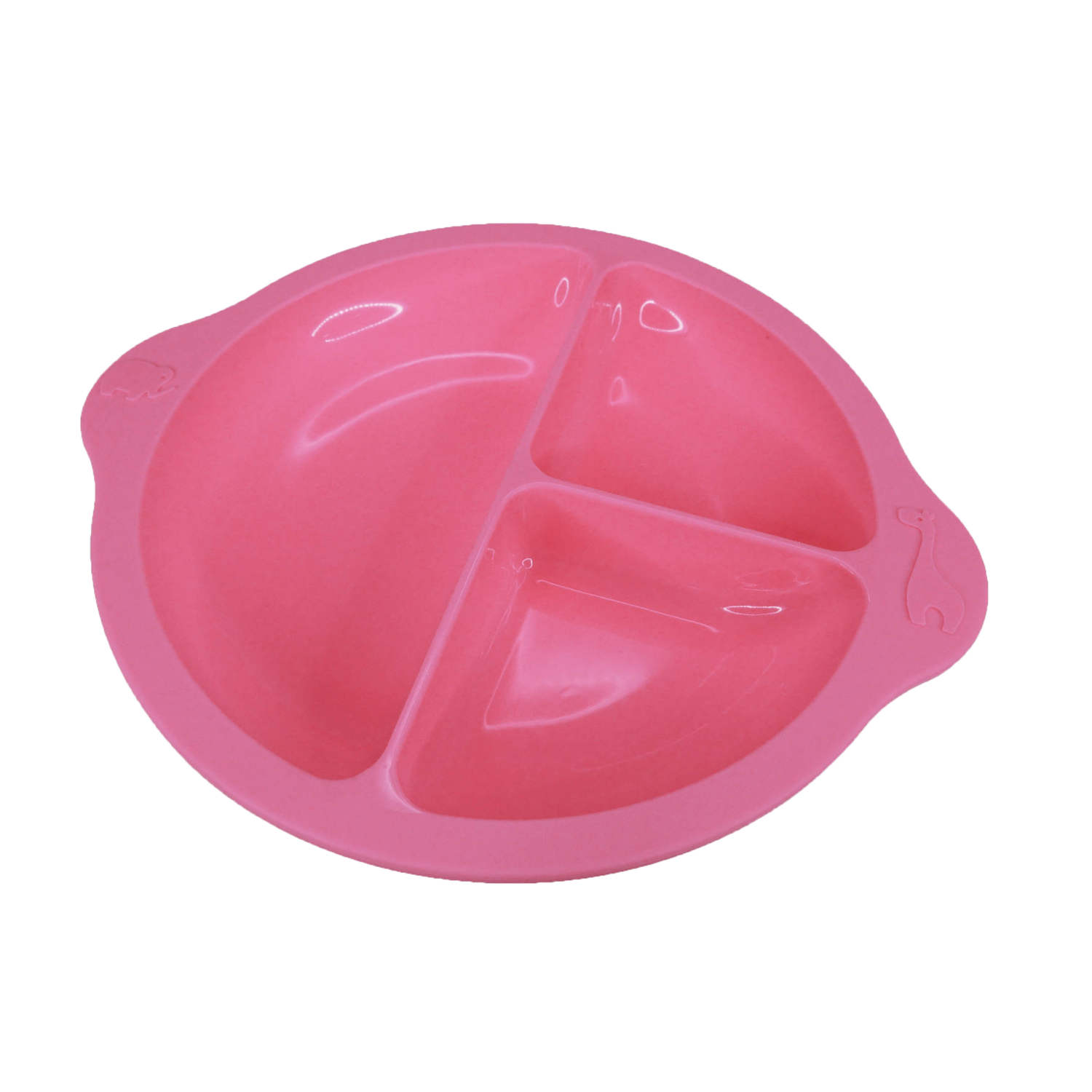 SILICONE ROUND KIDS PLATE