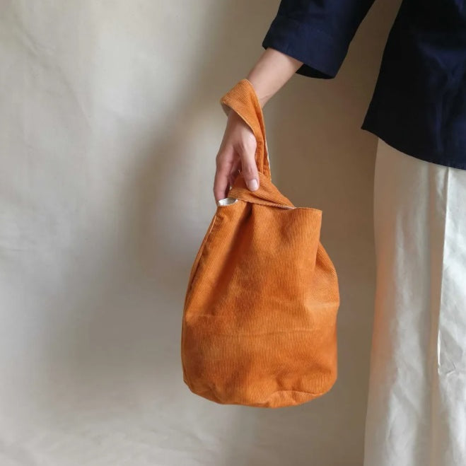CORDUROY KNOT BAG