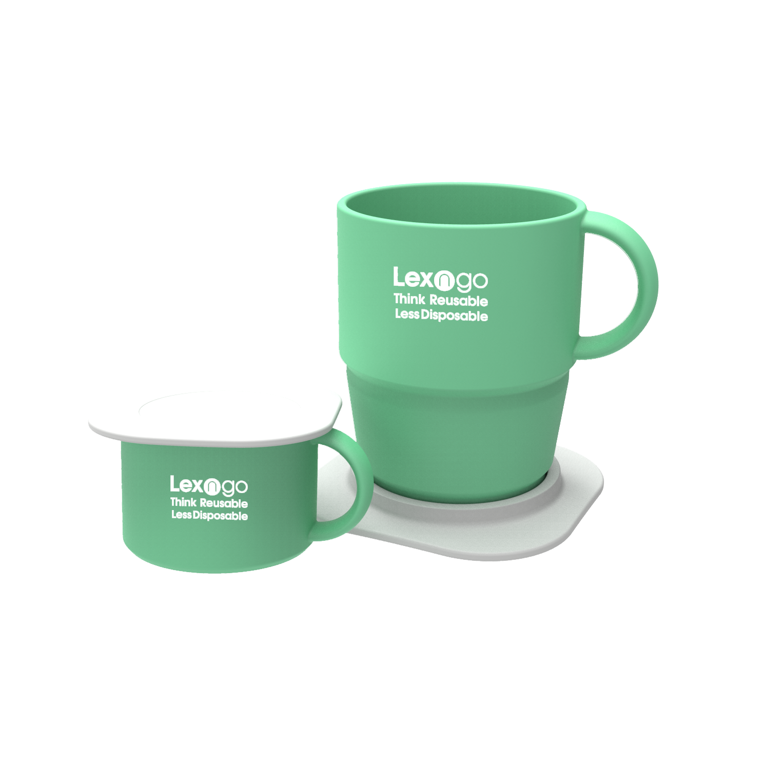 COLLAPSIBLE FLEXI CUP & LID