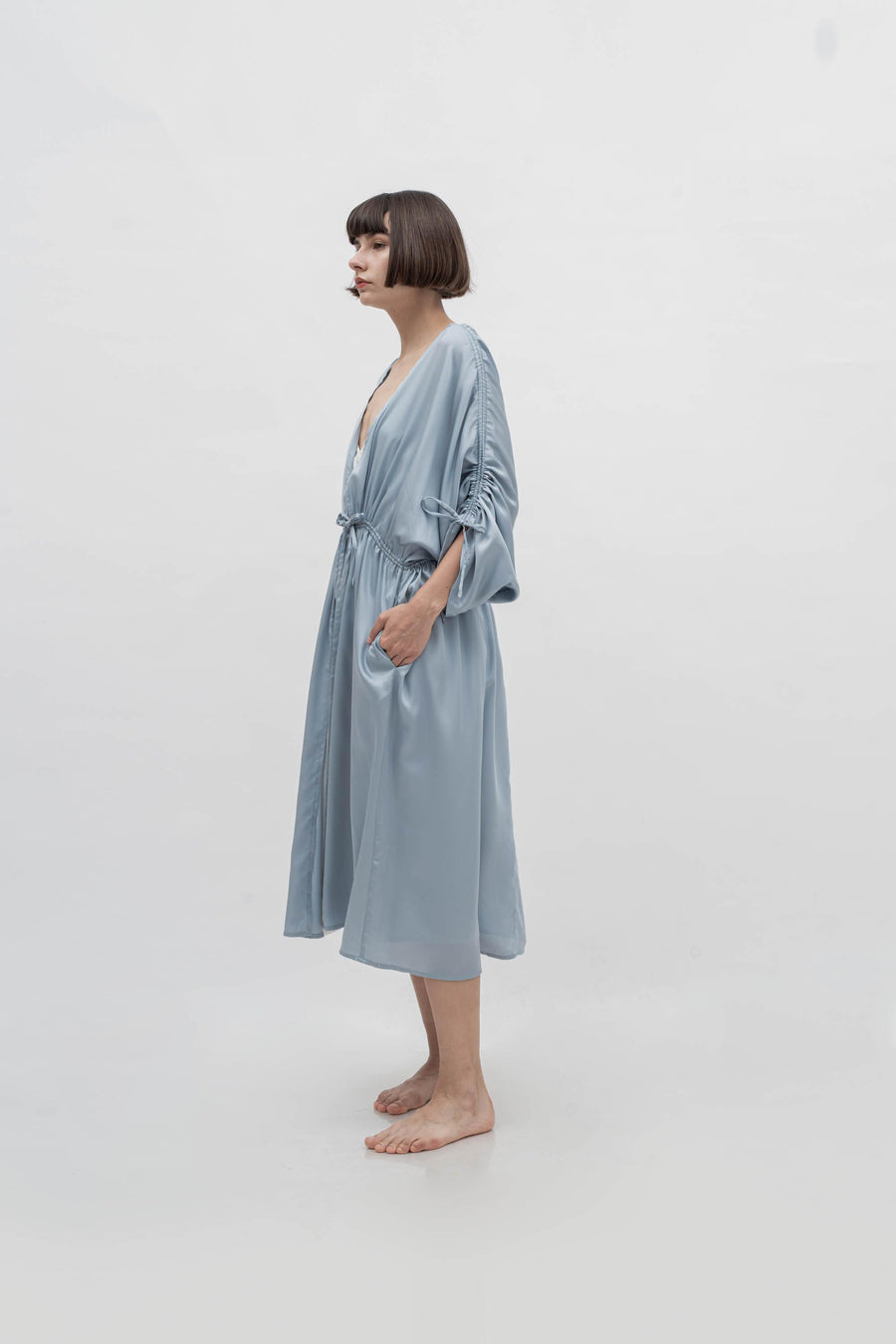 Viola Kimono - Light Dusty Blue