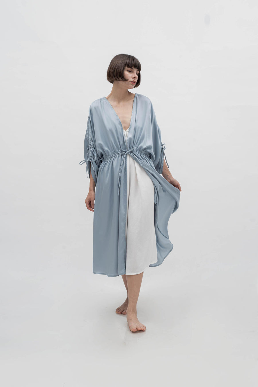 Viola Kimono - Light Dusty Blue