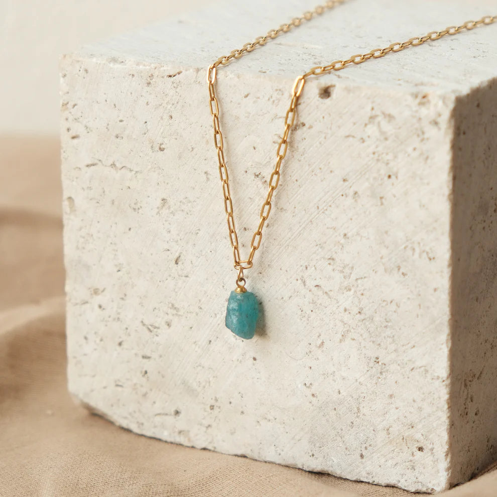 GEMSTONE LINK NECKLACE