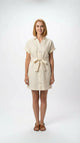 Evia Linen Shirt Dress