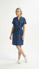 Evia Linen Shirt Dress