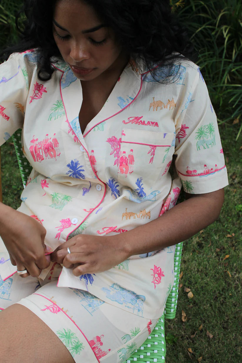 Pajama Set - Toile de Malaya Multicolor
