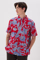 MANDARIN SHORT SLEEVE SHIRT