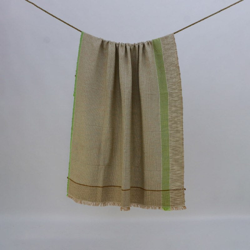 Cambodian Handwoven Throw - Minimalist Lines