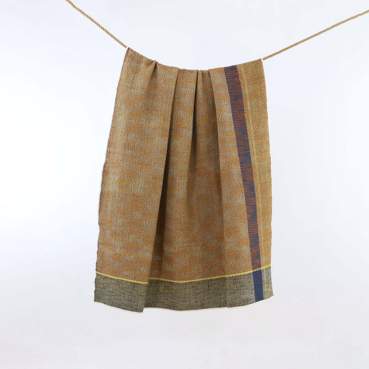 Cambodian Handwoven Throw - Minimalist Lines