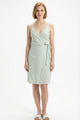 Salina Linen Wrap Dress