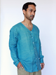 MEN'S LONG SLEEVE BUTTON SHIRT