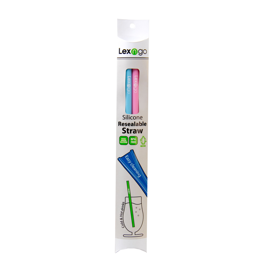 PACK OF 2 - RESEALABLE STRAW (22cml)