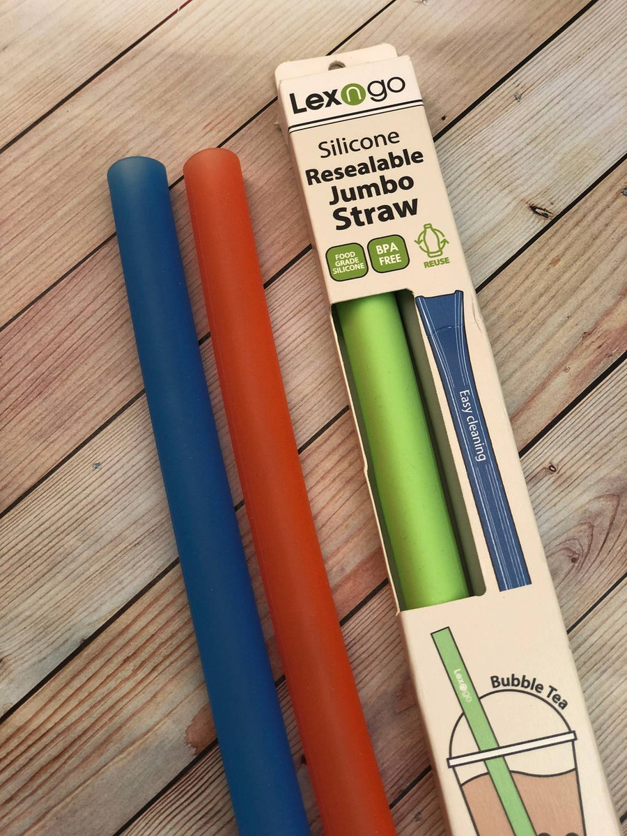 PACK OF 2 - RESEALABLE STRAW (Jumbo)