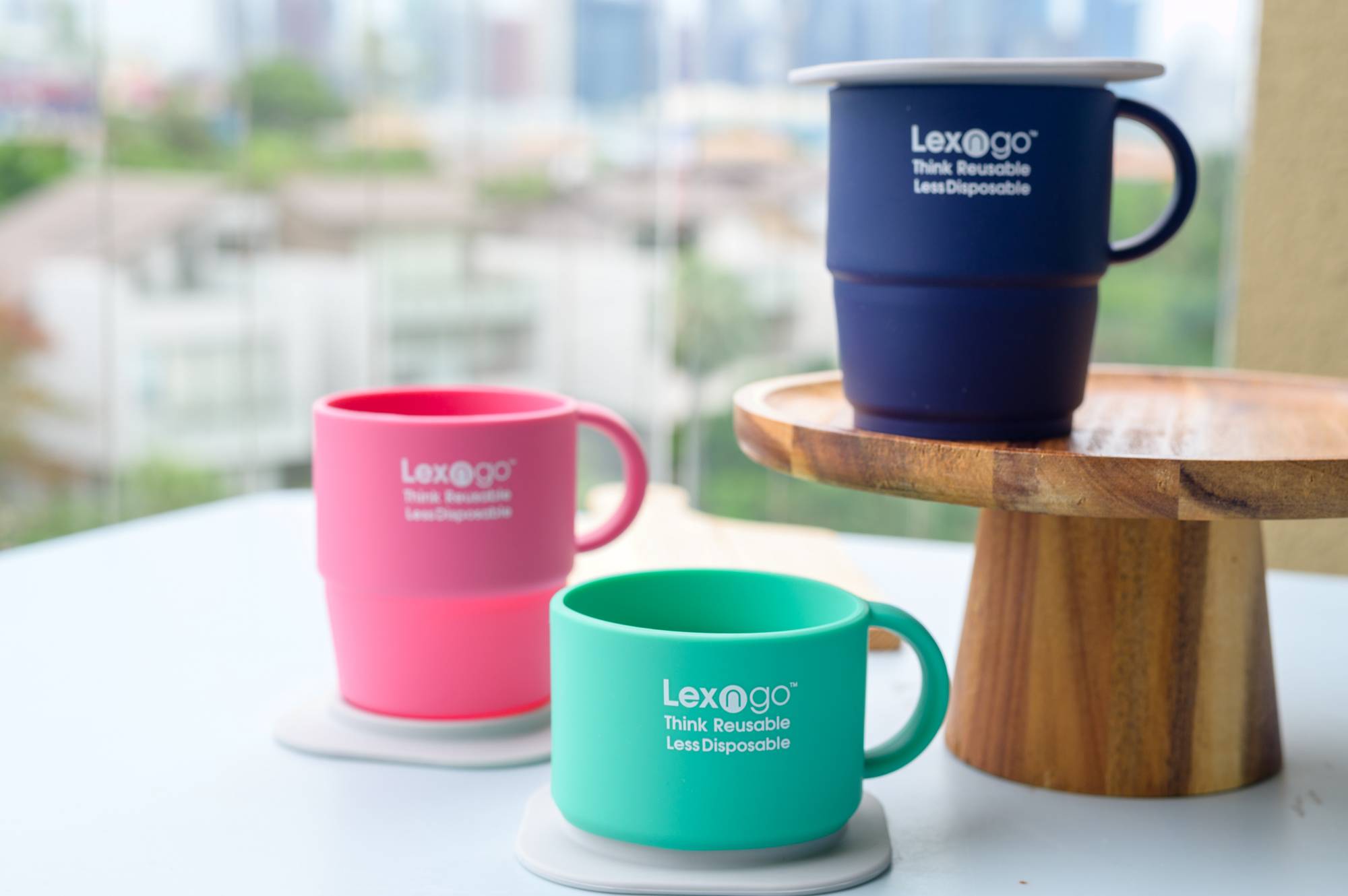 COLLAPSIBLE FLEXI CUP & LID