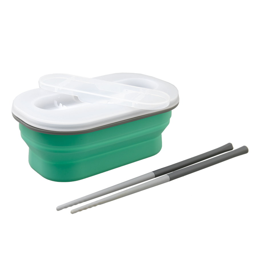 COLLAPSIBLE MEAL BOX W/ CHOPSTICKS