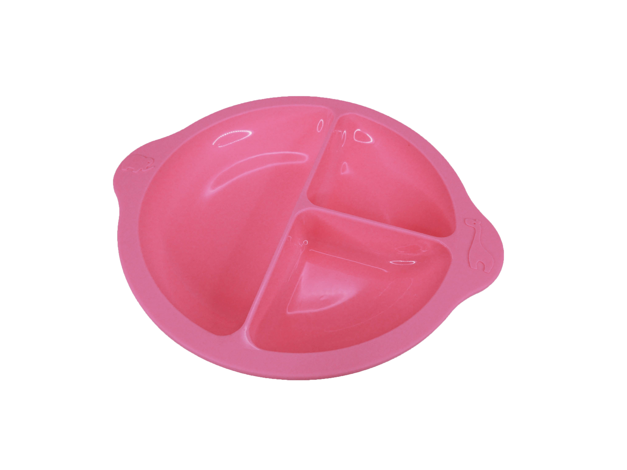 SILICONE ROUND KIDS PLATE