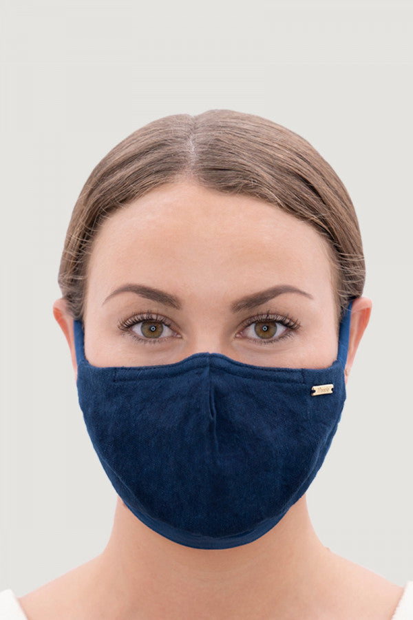 LINEN NATURAL DYED FACE MASK
