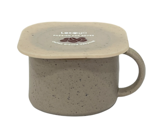 COLLAPSIBLE COFFEE GROUN CUP & LID